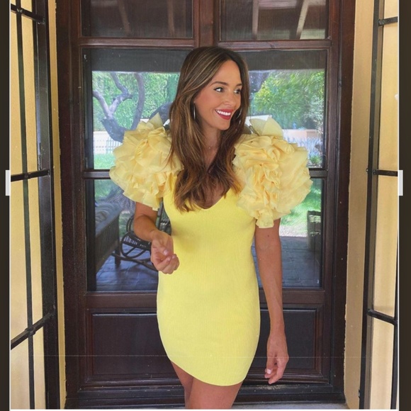 🌼 Zara Yellow Contrasting Mini Dress 🌼 - Picture 8 of 17